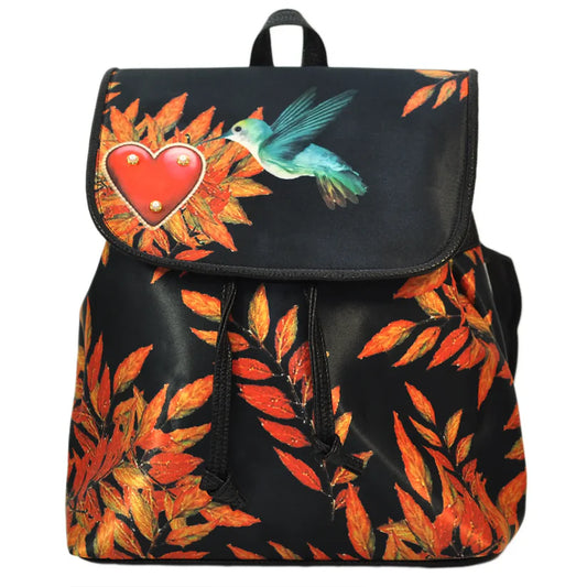 Hummingbird Heart Backpack - Celine