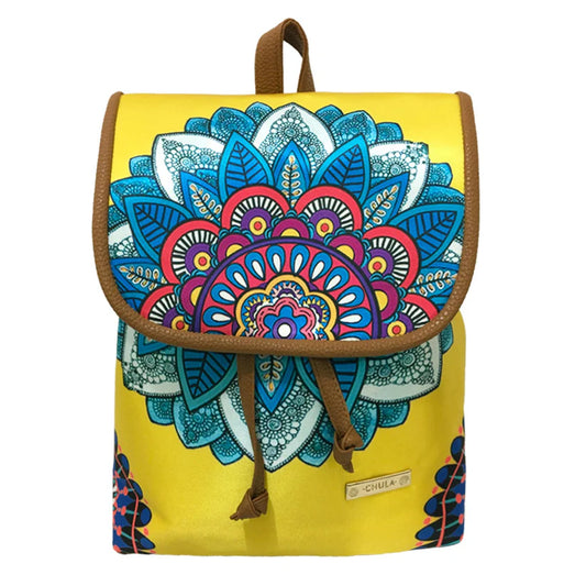 Yellow Mandala Backpack - Celine