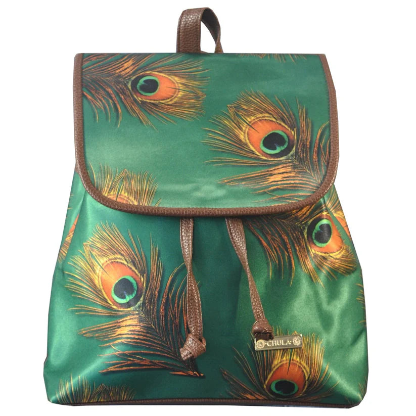 Peacock Green Backpack - Celine