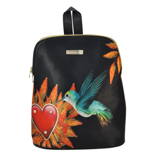 Mayan Hummingbird Heart - Backpack