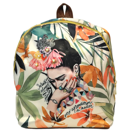 Frida Red Daisies - Mini Backpack