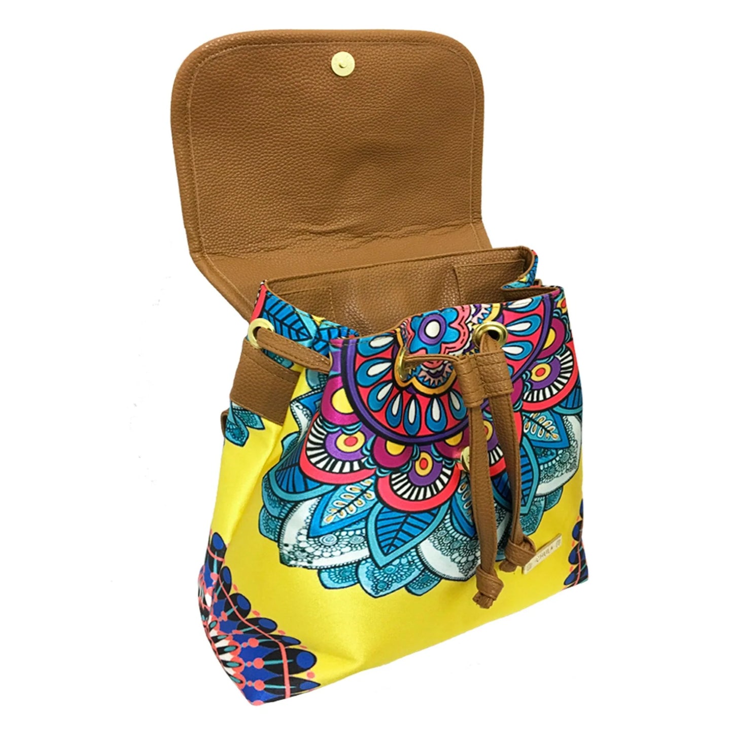 Yellow Mandala Backpack - Celine